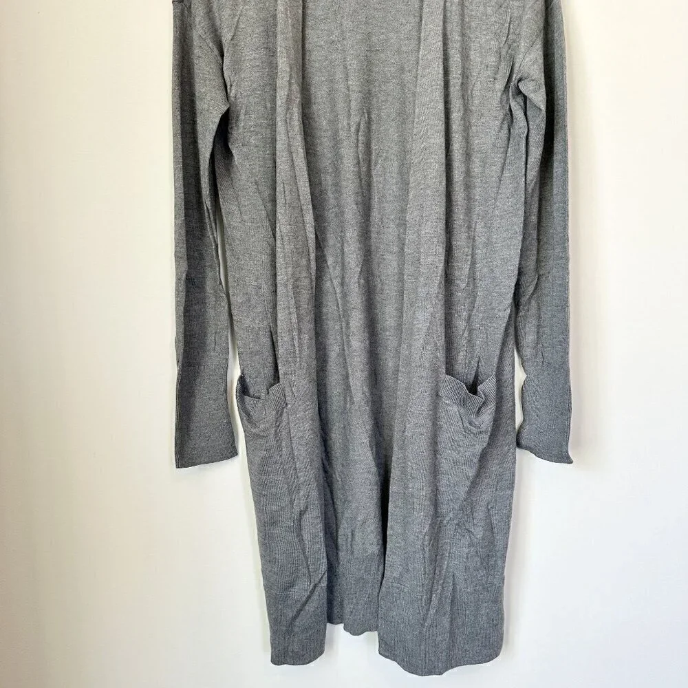 NEW Halogen Women's Gray Open Front Pocket Cardigan - Size: XS